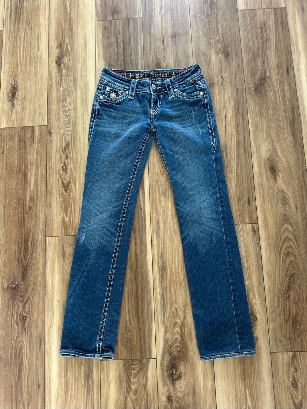 Rock Revival Women's tori Straight-Leg Jeans size 27